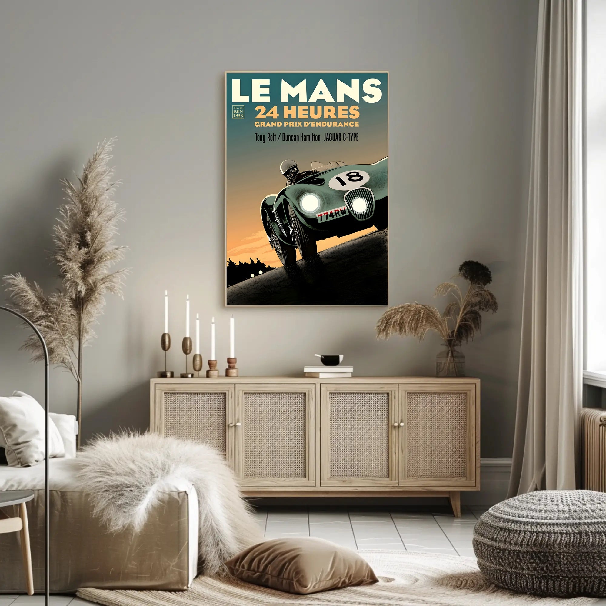 Le Mans 24 Heures 1953 Poster