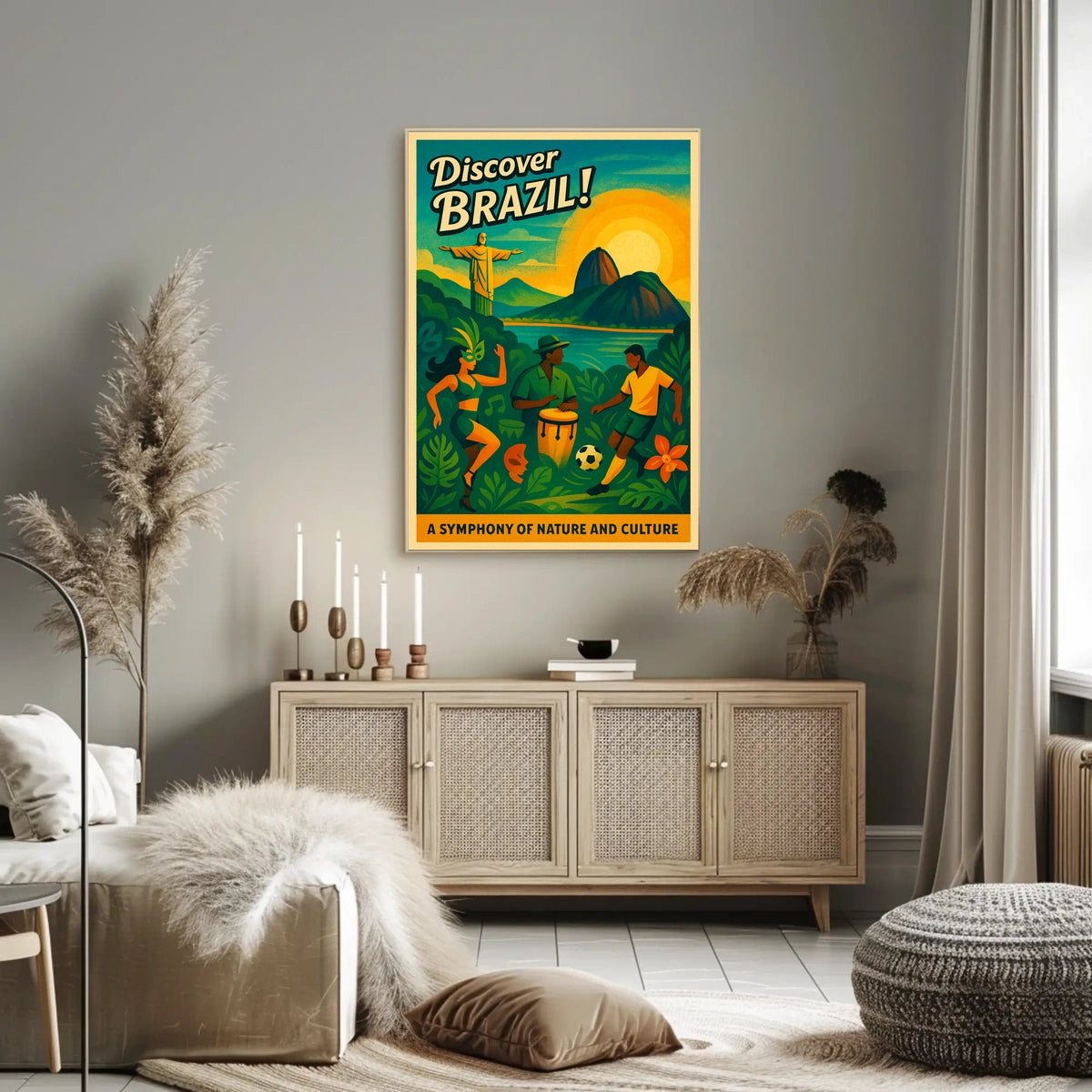 Discover Brazil Poster