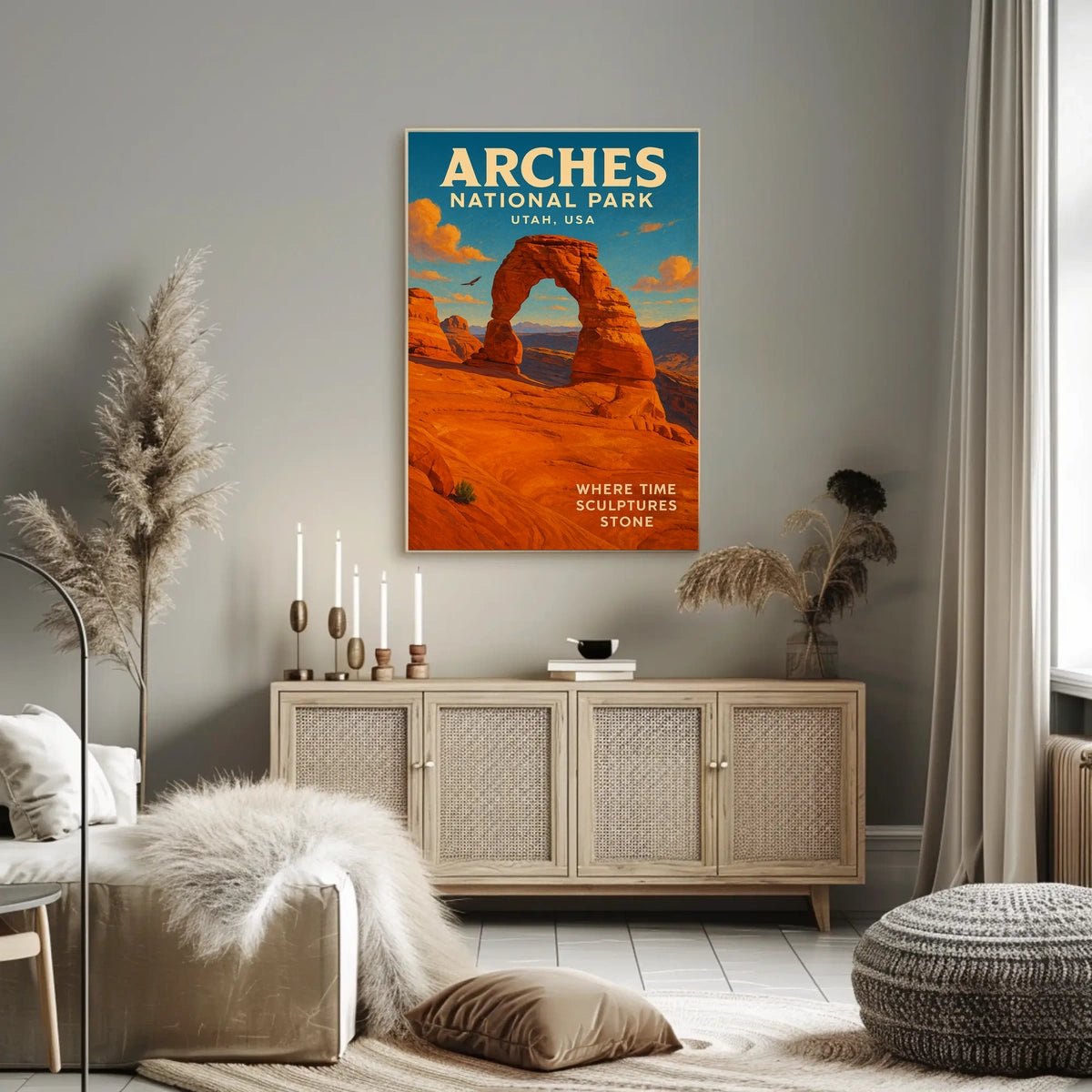 Arches National Park Poster Timeless Stone Sculpts Nature