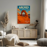 Arches National Park Poster Timeless Stone Sculpts Nature
