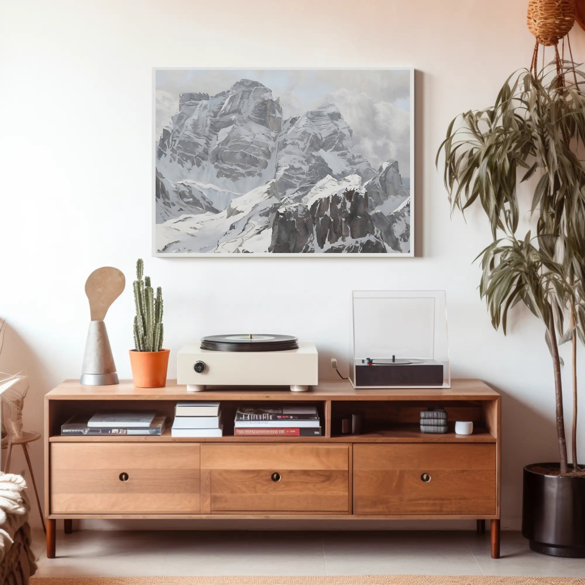 Majestic Alpine Peaks Poster