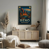 Discover Reno, Nevada Poster