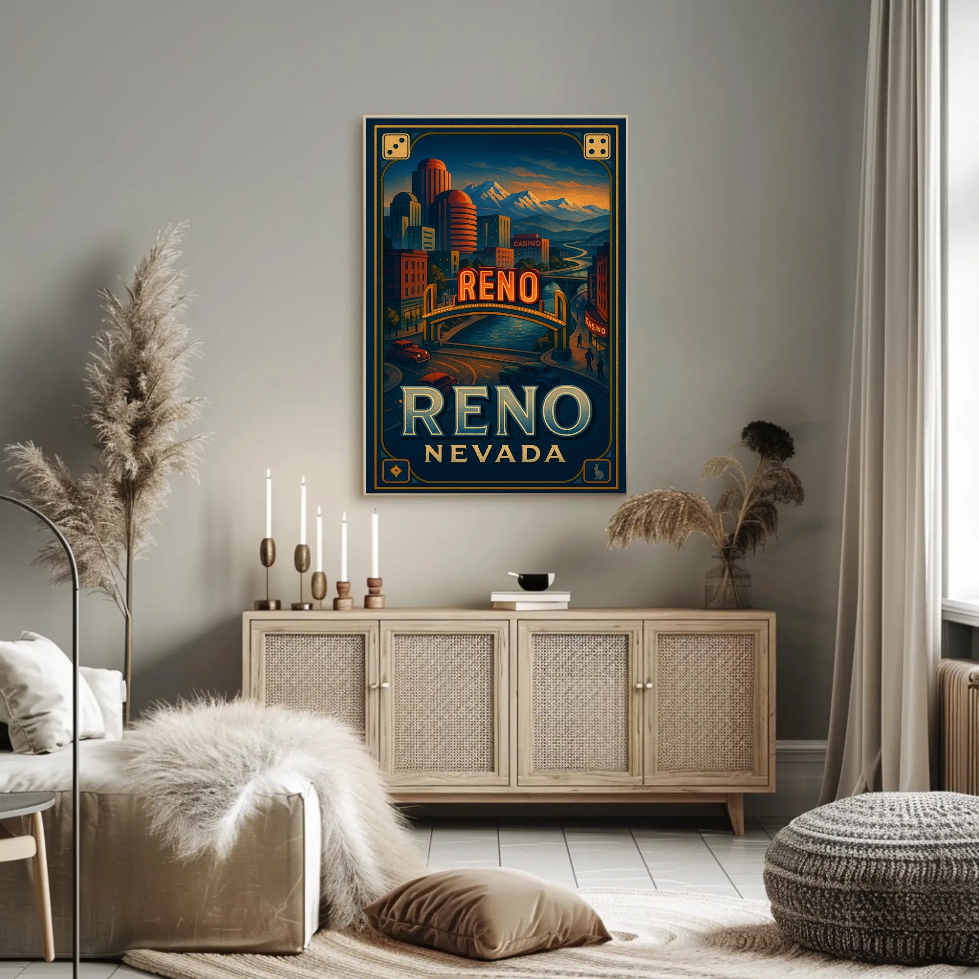 Discover Reno, Nevada Poster