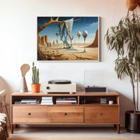 Surreal Desert Dreamscape Art Poster
