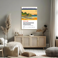 KATSUSHIKA HOKUSAI Enoshima in Sagami Province Poster