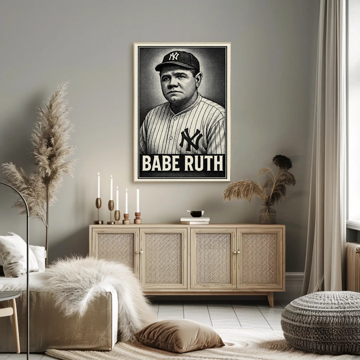 Babe Ruth Baseball Legend Poster