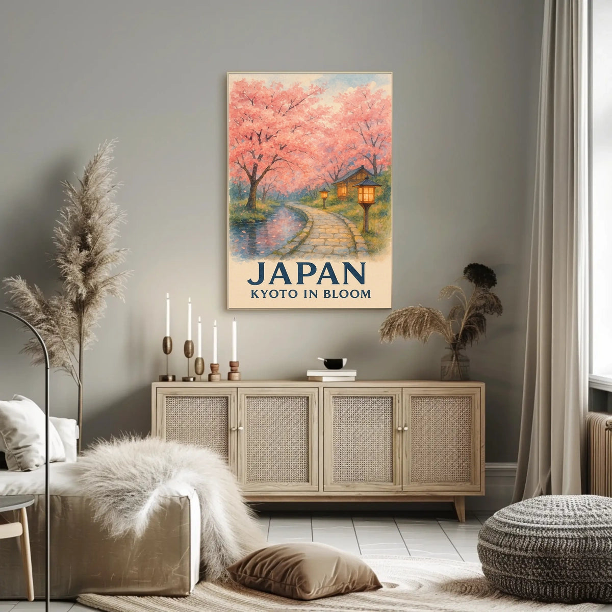 Kyoto in Bloom Poster