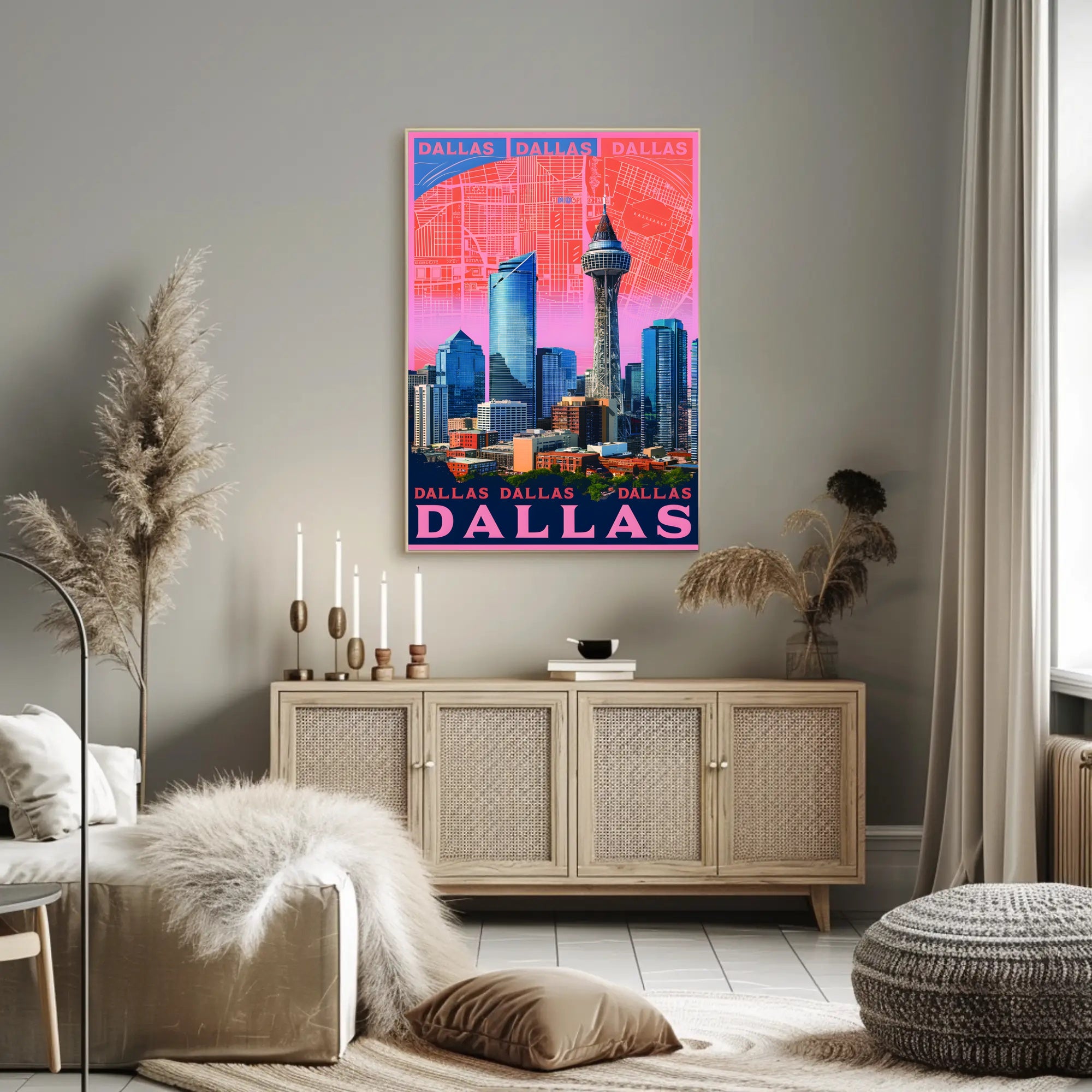 Dallas Cityscape Poster