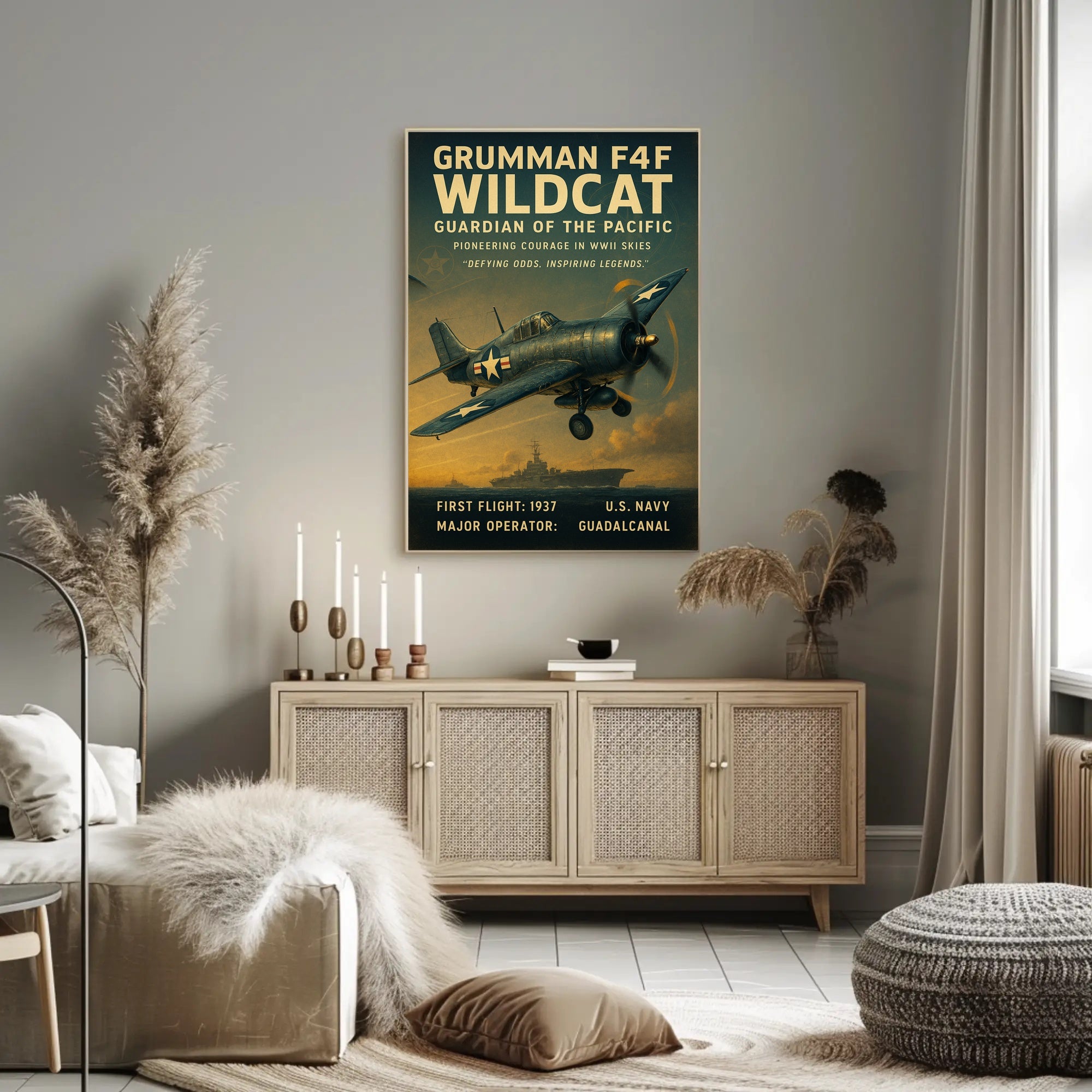Grumman F4F Wildcat Poster
