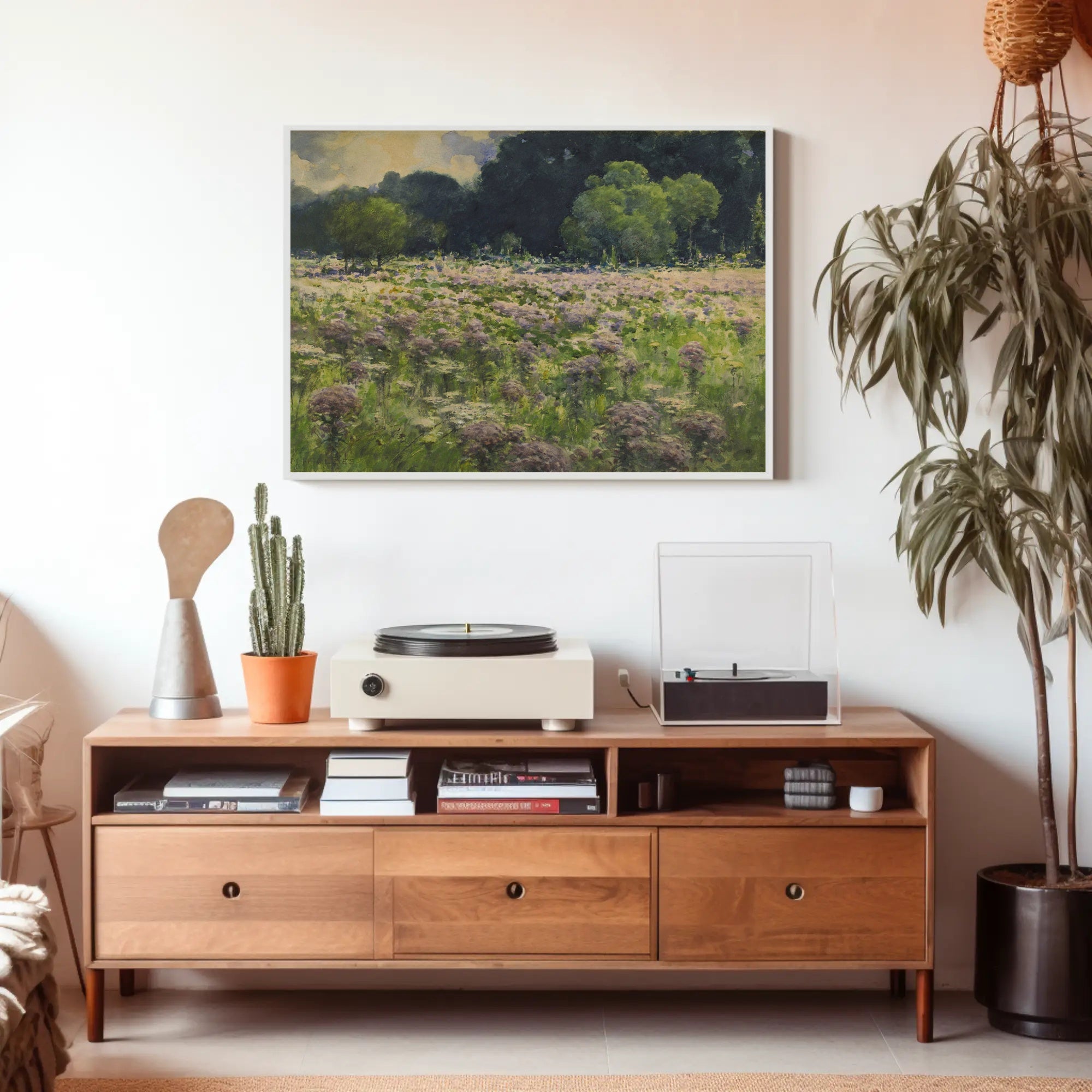 Tranquil Meadow Landscape Poster
