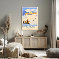 Semmering Ski Adventure Vintage Travel Poster PosterGoat