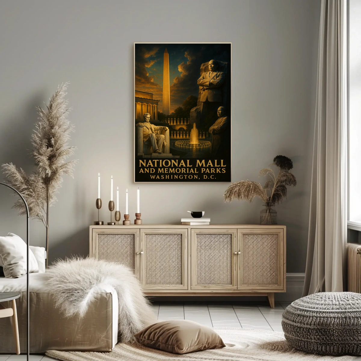 National Mall And Memorial Parks Poster