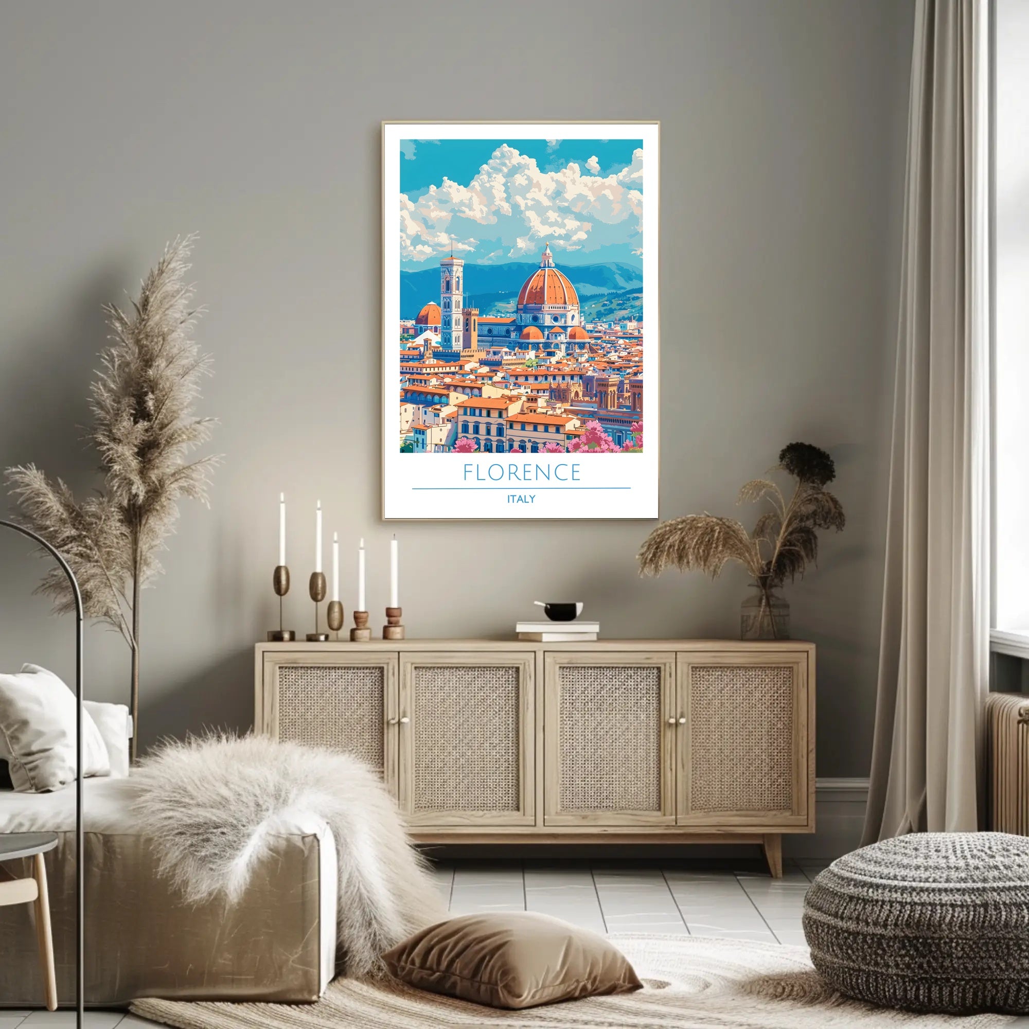 Florence Skyline Poster