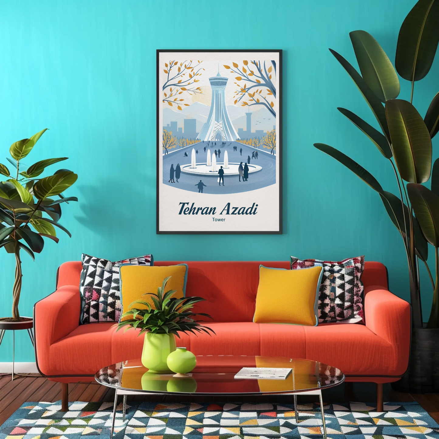 Tehran Azadi Tower Poster