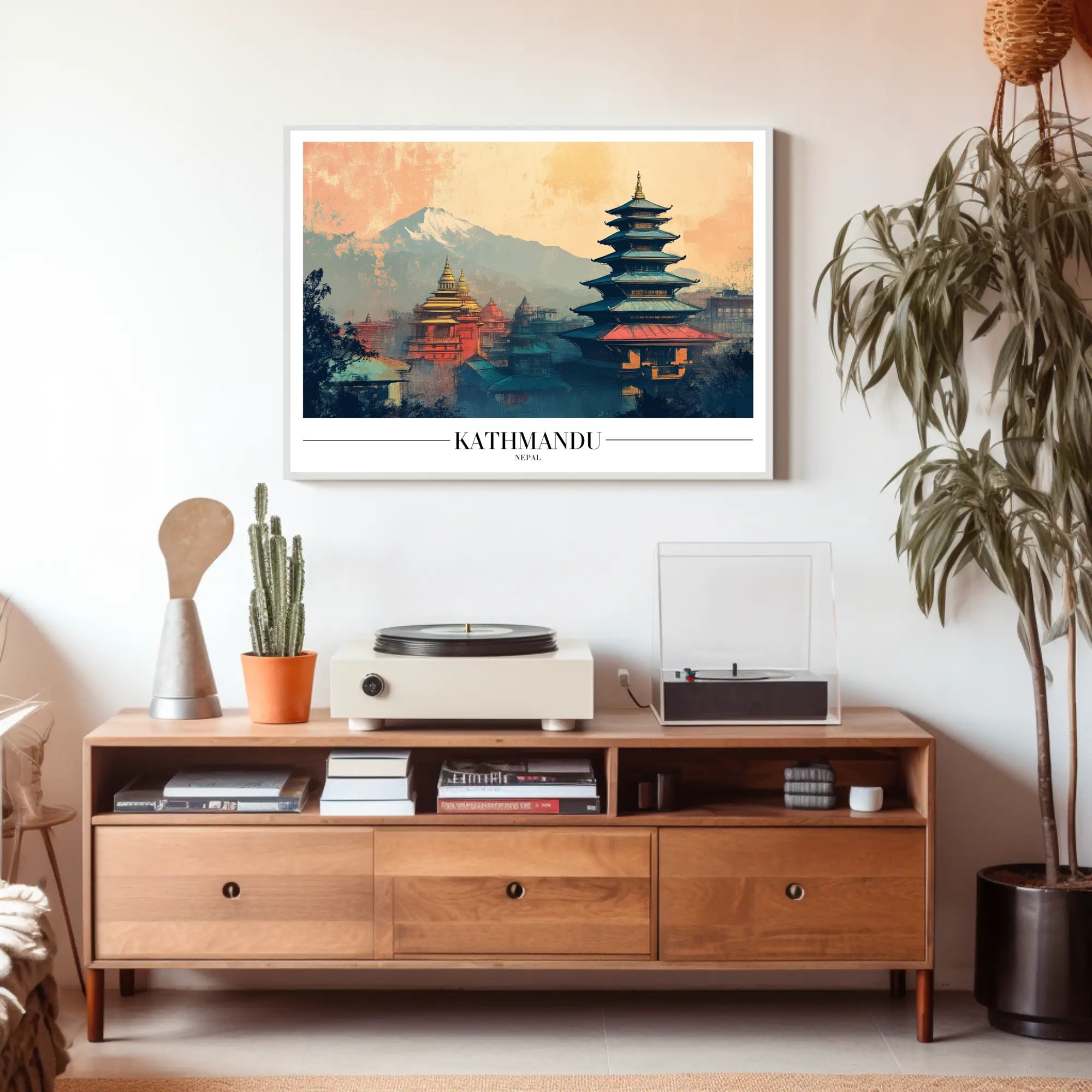 Kathmandu Cultural Heritage Scenic Poster