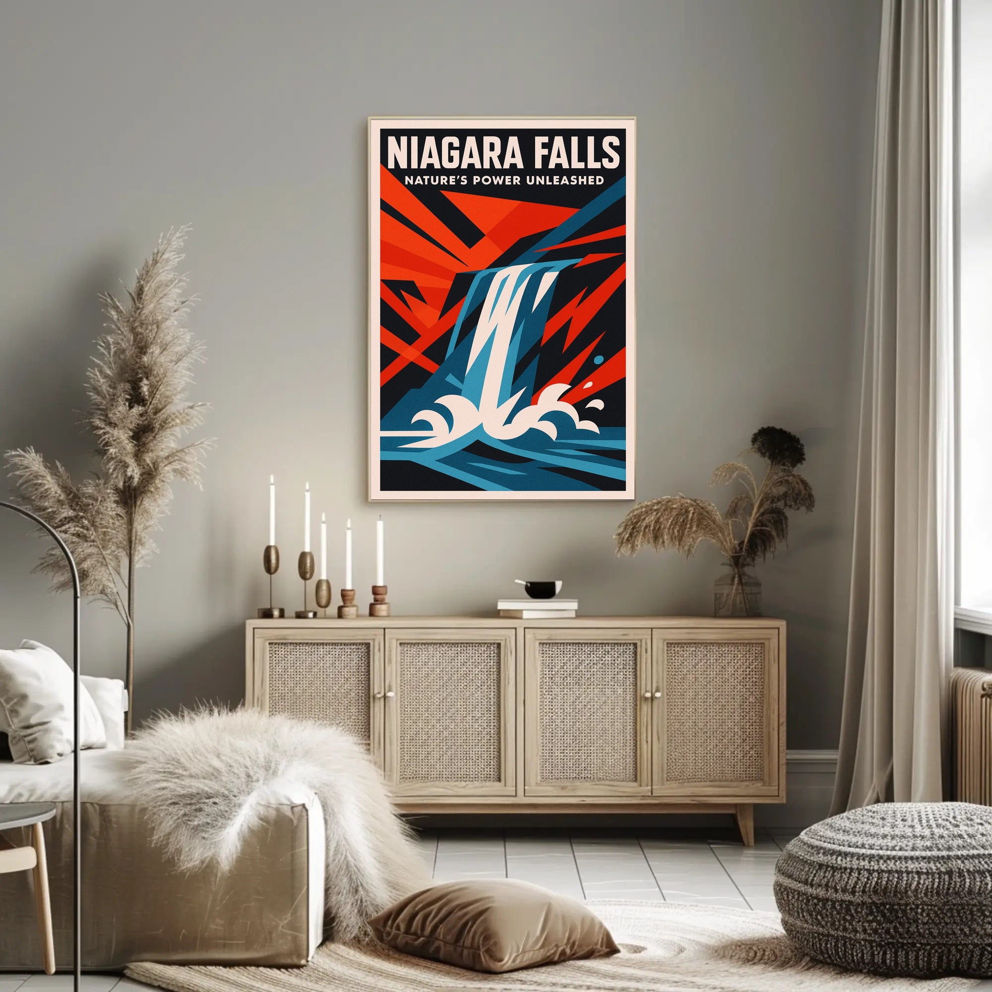 Niagara Falls Nature's Power Unleashed Poster PosterGoat