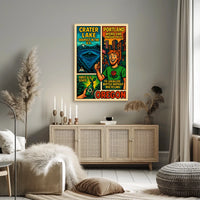 Oregon Highlights Poster