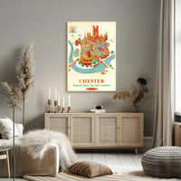 Chester Travel Poster: British Railways Vintage Adventure PosterGoat