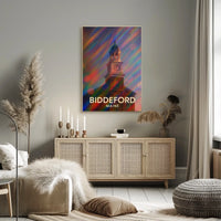 Biddeford Maine Scenic Realism Wanderlust Poster