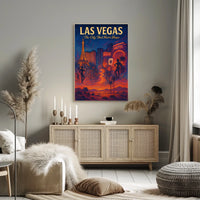 Las Vegas The City That Never Sleeps Poster