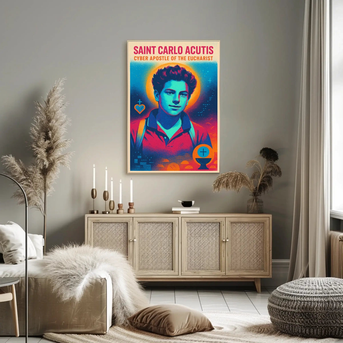 Saint Carlo Acutis Cyber Apostle Of Poster