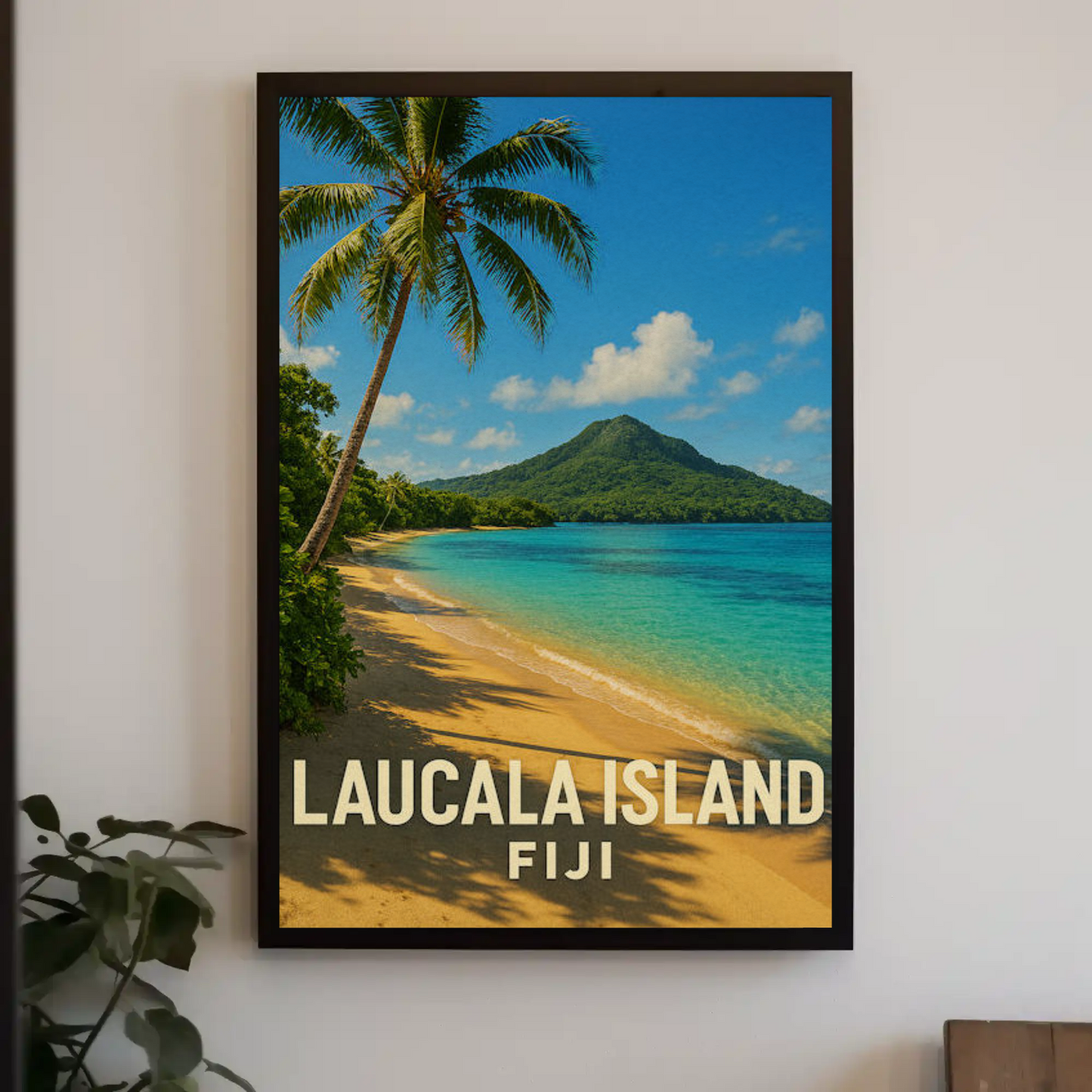 Laucala Island Fiji Scenic Tropical Beach Coast Poster