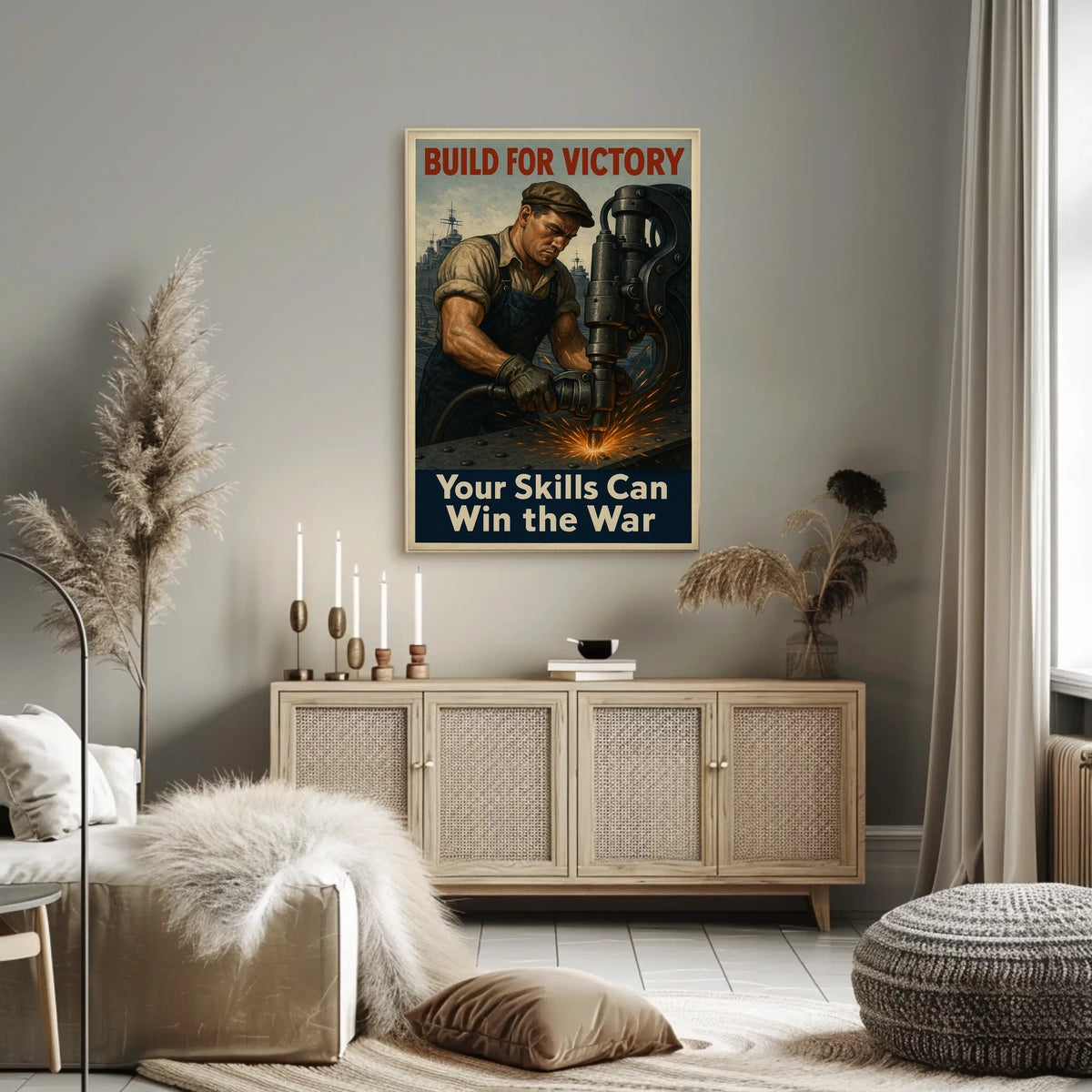 Build for Victory Poster