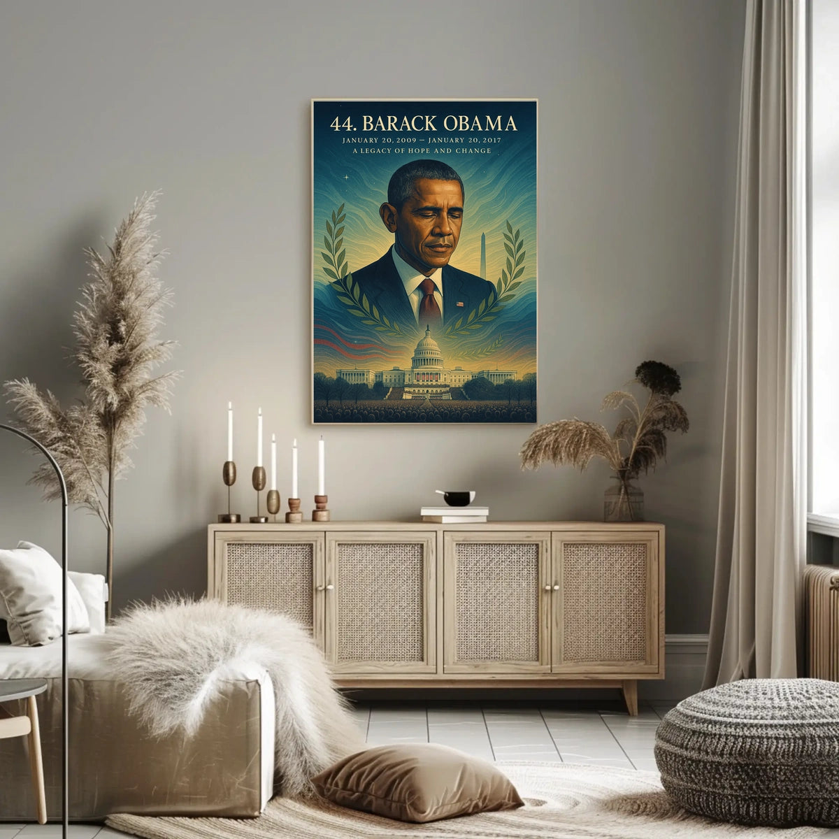 Legacy of Hope: Obama Era Presidential Poster