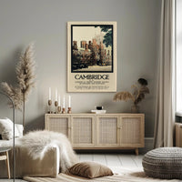 Cambridge Travel Nostalgia: Historic Railway Poster PosterGoat