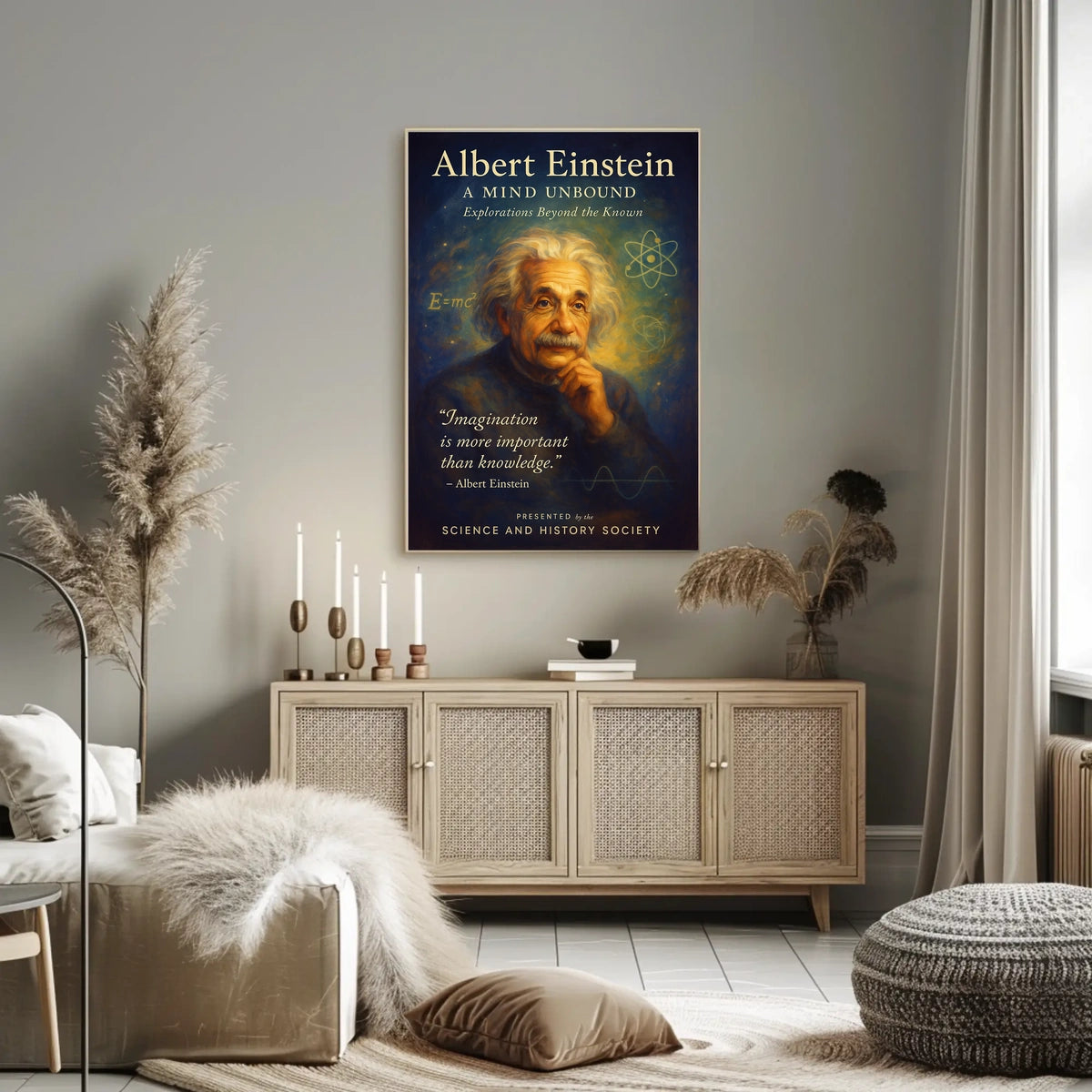 Albert Einstein A Mind Unbound Poster