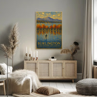 Burlington Lake Champlain Lights Poster