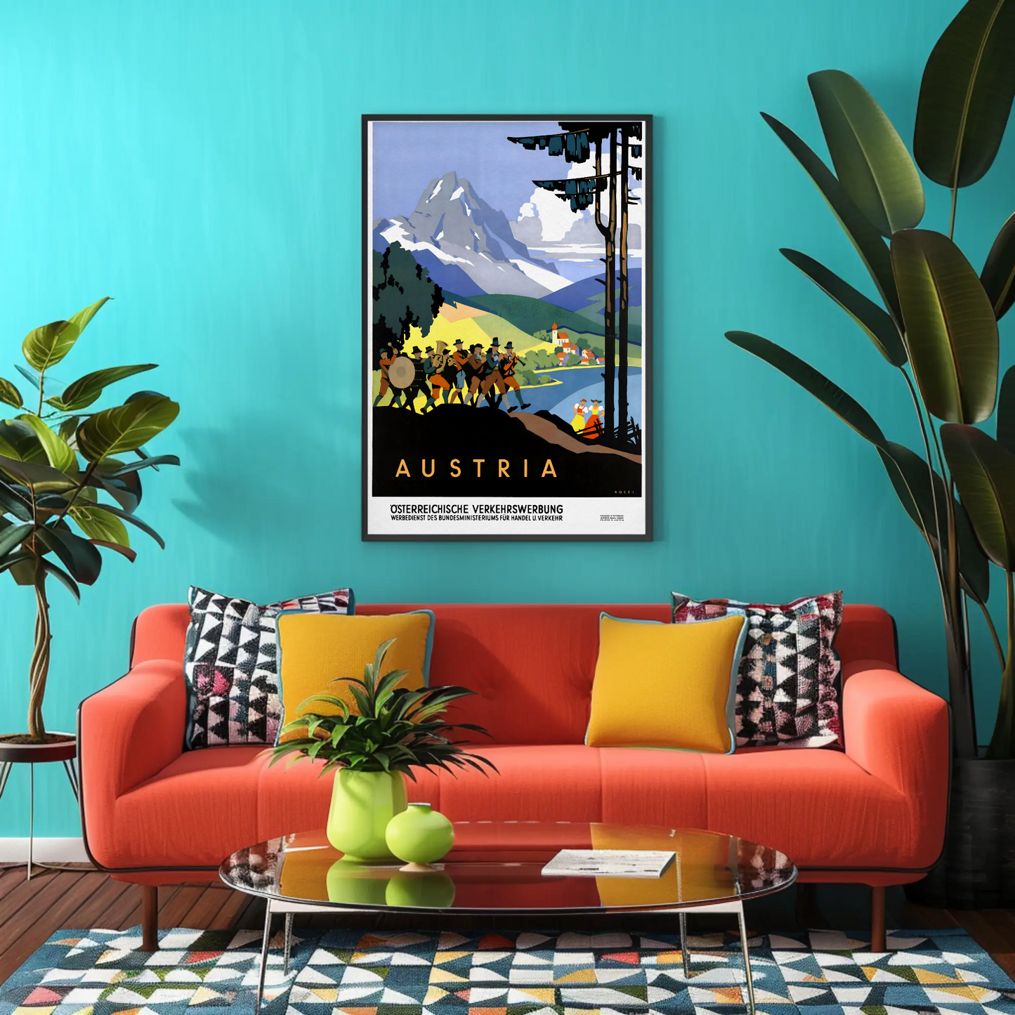 Austria Travel Poster