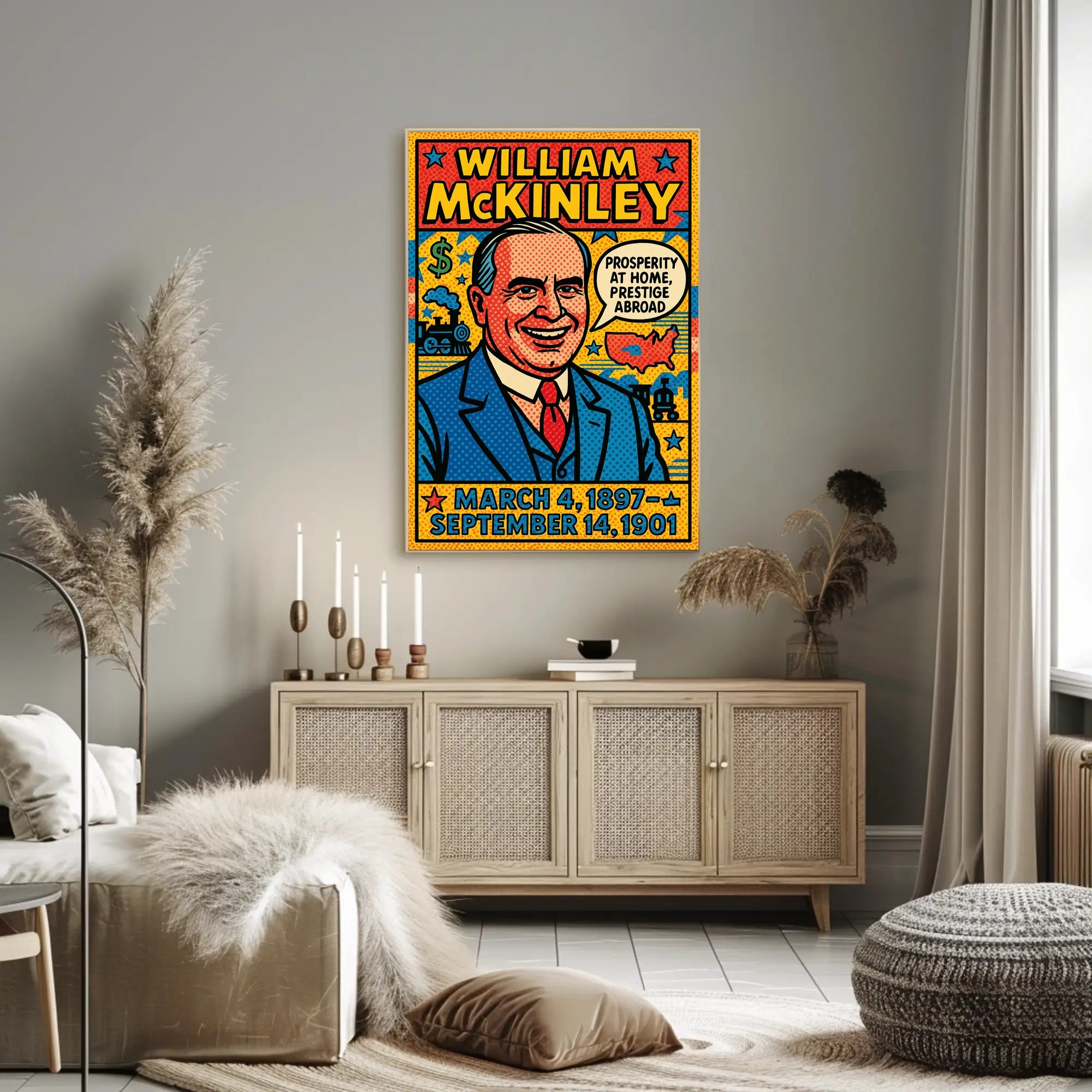 William McKinley 25th President Poster PosterGoat