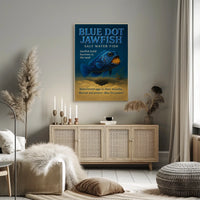 Blue Dot Jawfish Poster