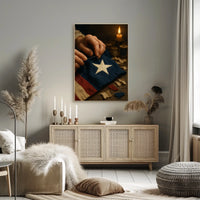 Crafting the Stars and Stripes Poster