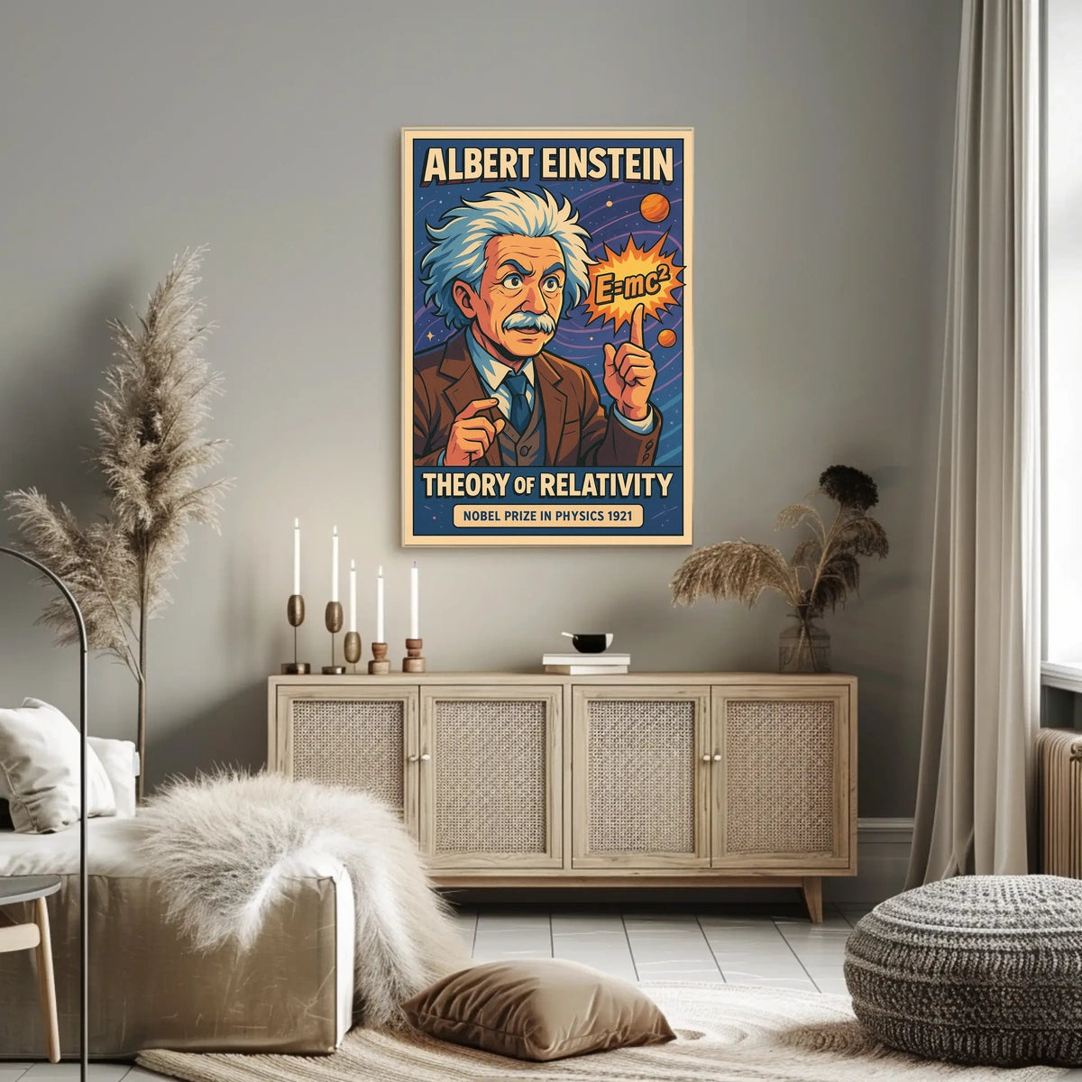 Albert Einstein Theory Of Relativity Poster