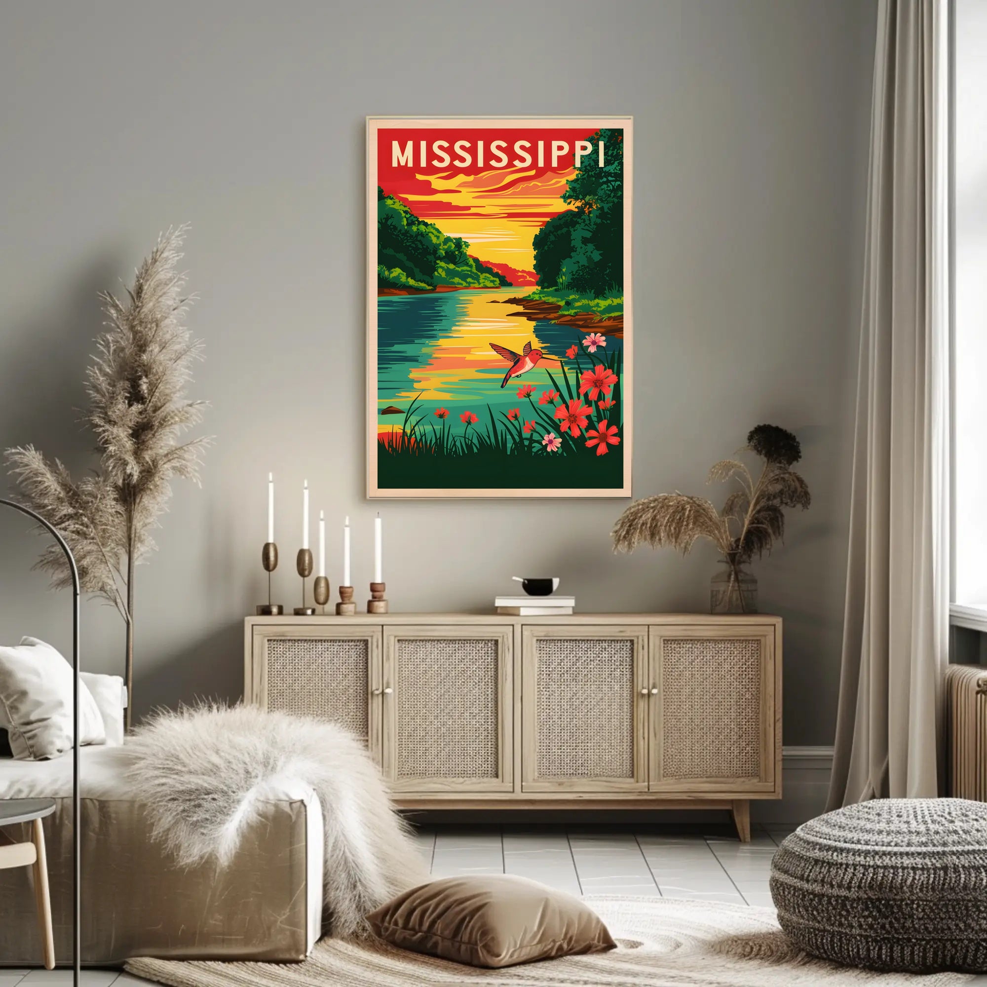 Mississippi Nature Scene Poster