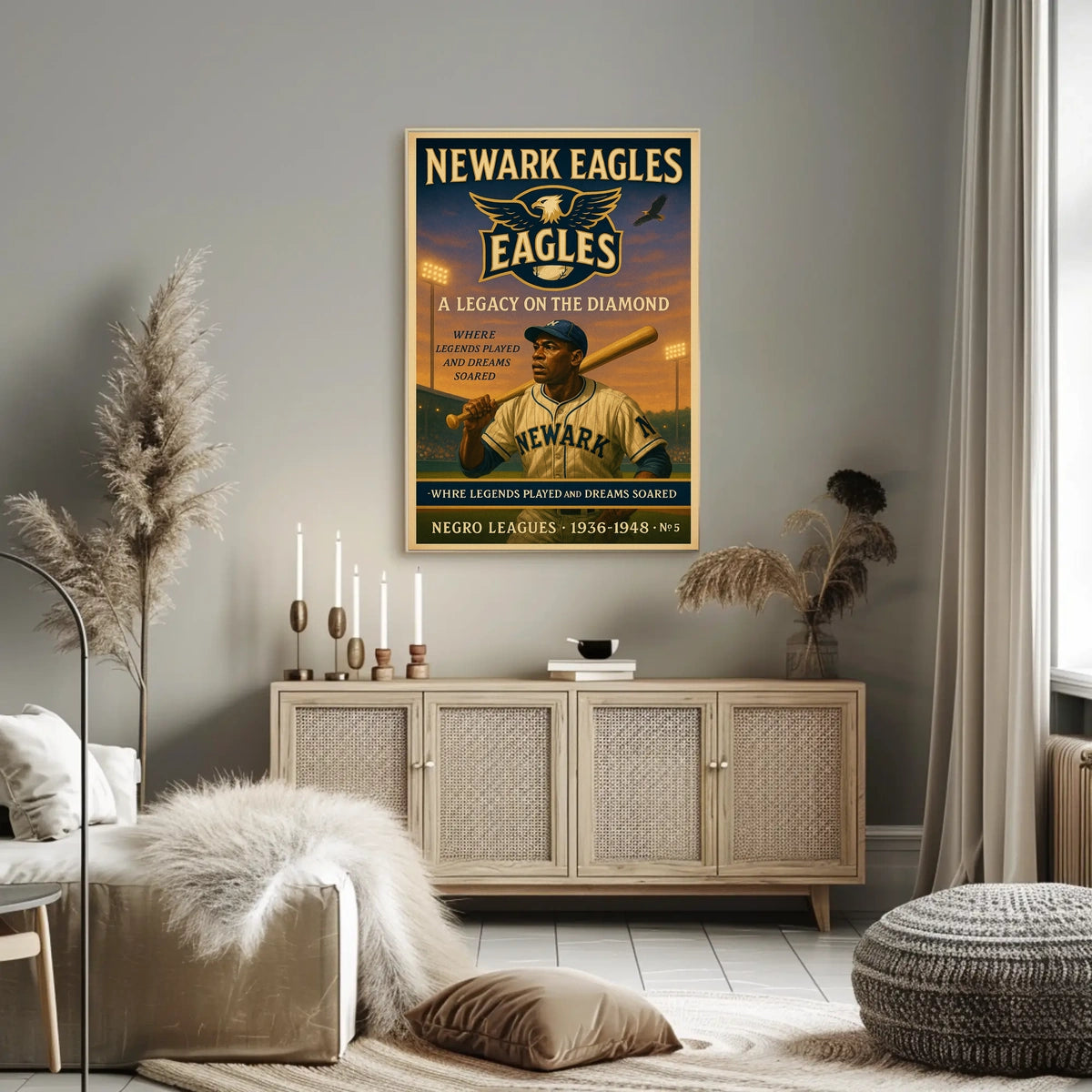 Newark Eagles A Legacy on the Diamond Poster