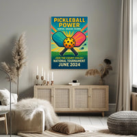 Pickleball Power Tournament 2024 Poster
