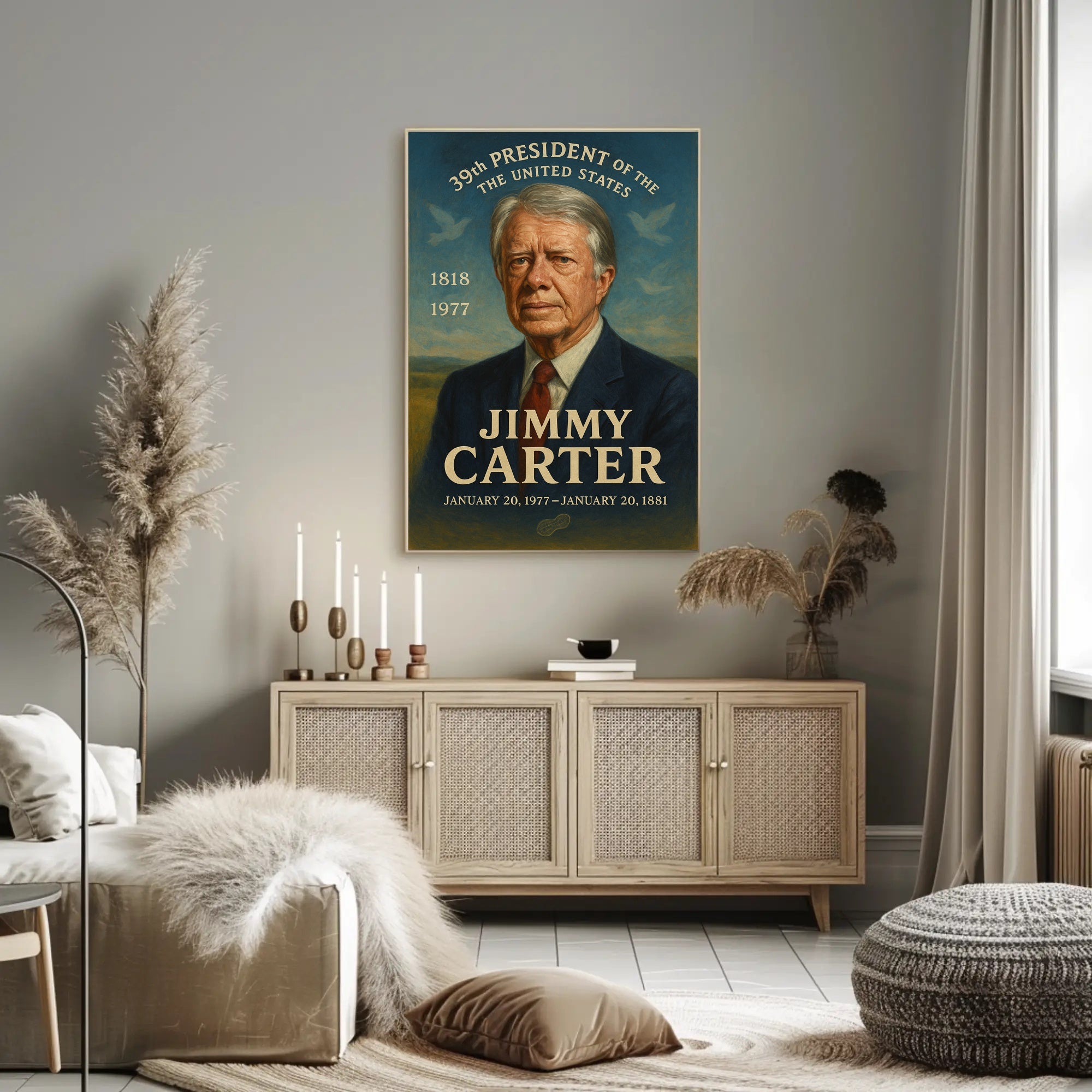 Jimmy Carter 39th President Poster