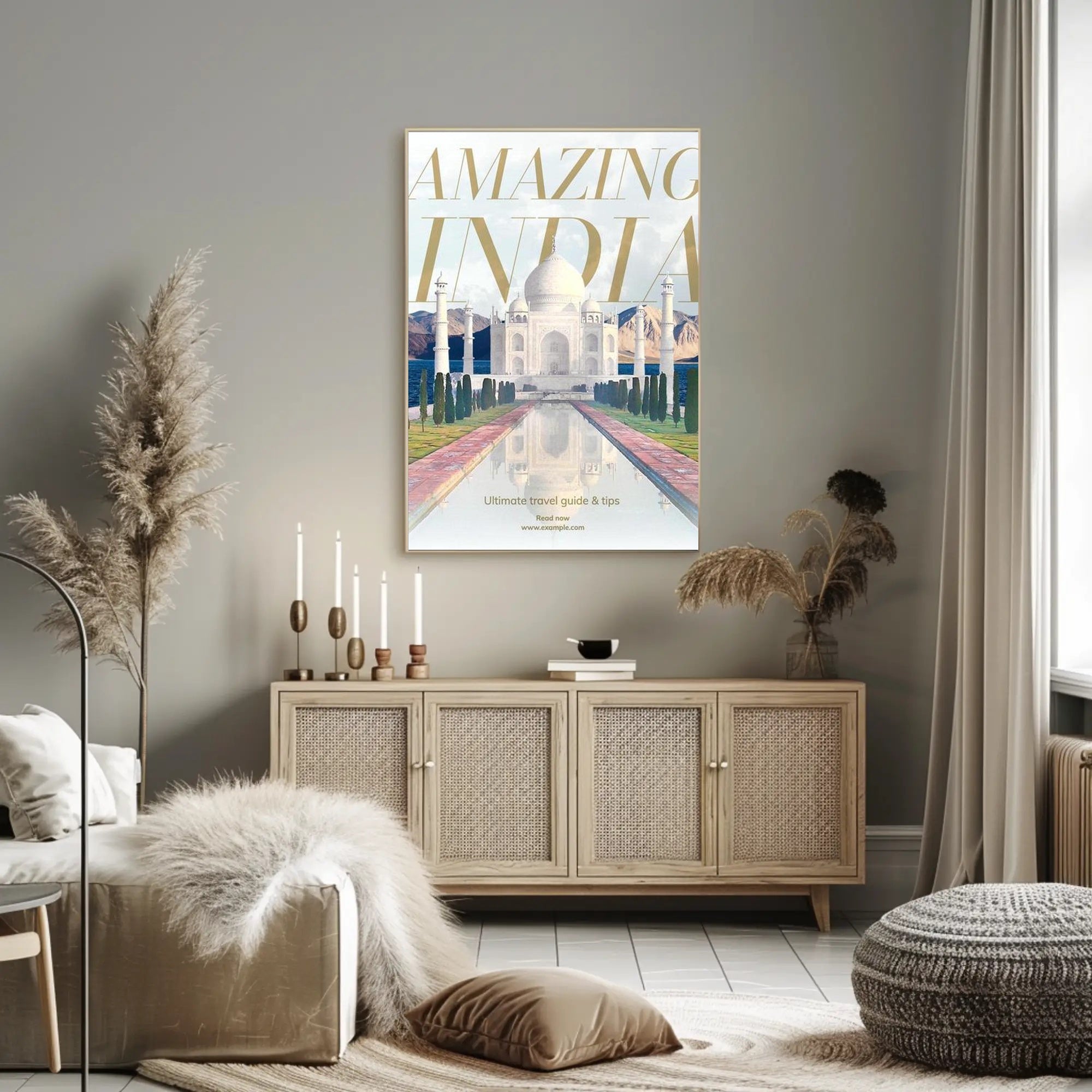 Amazing India Travel Guide Poster PosterGoat