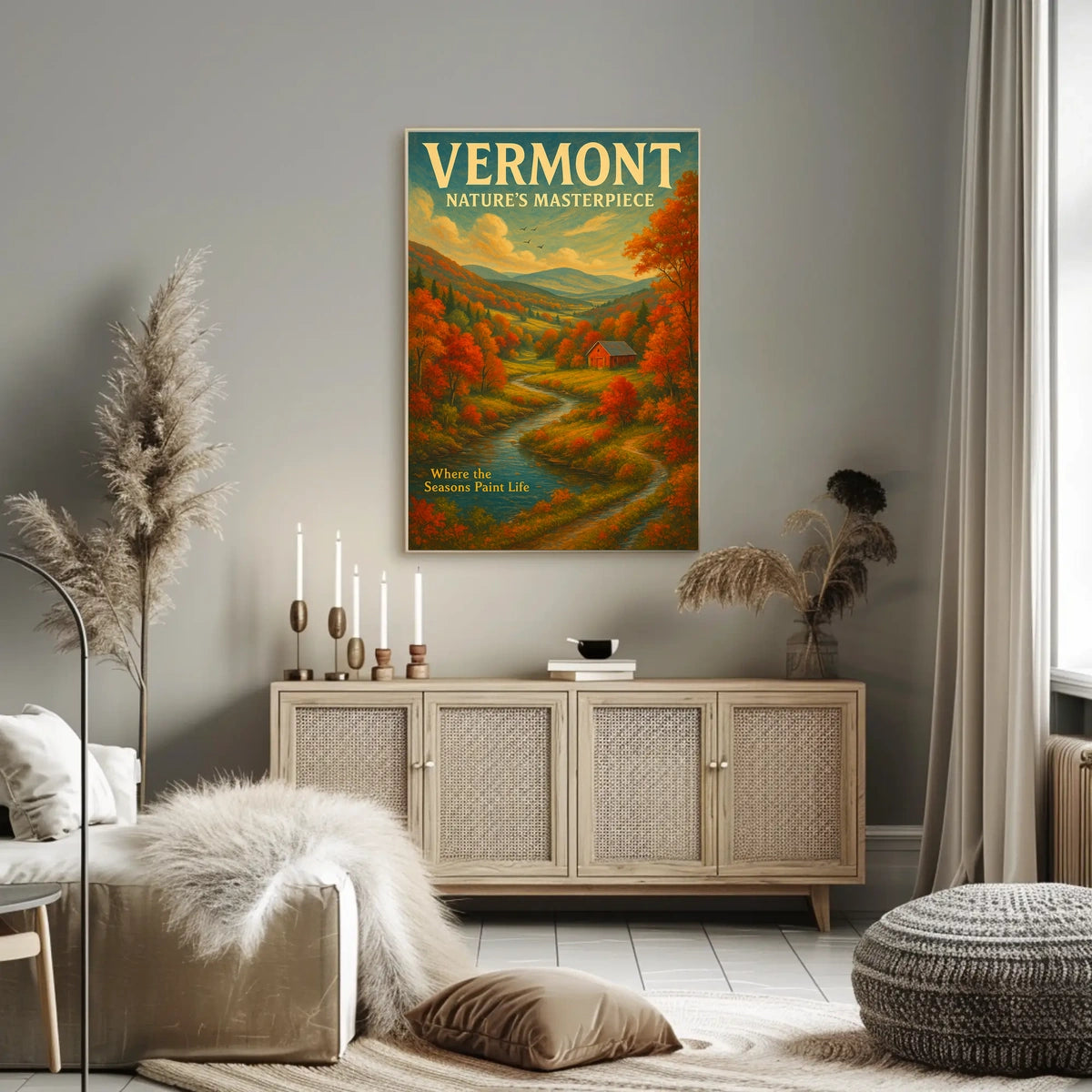 Vermont Natures Masterpiece Poster