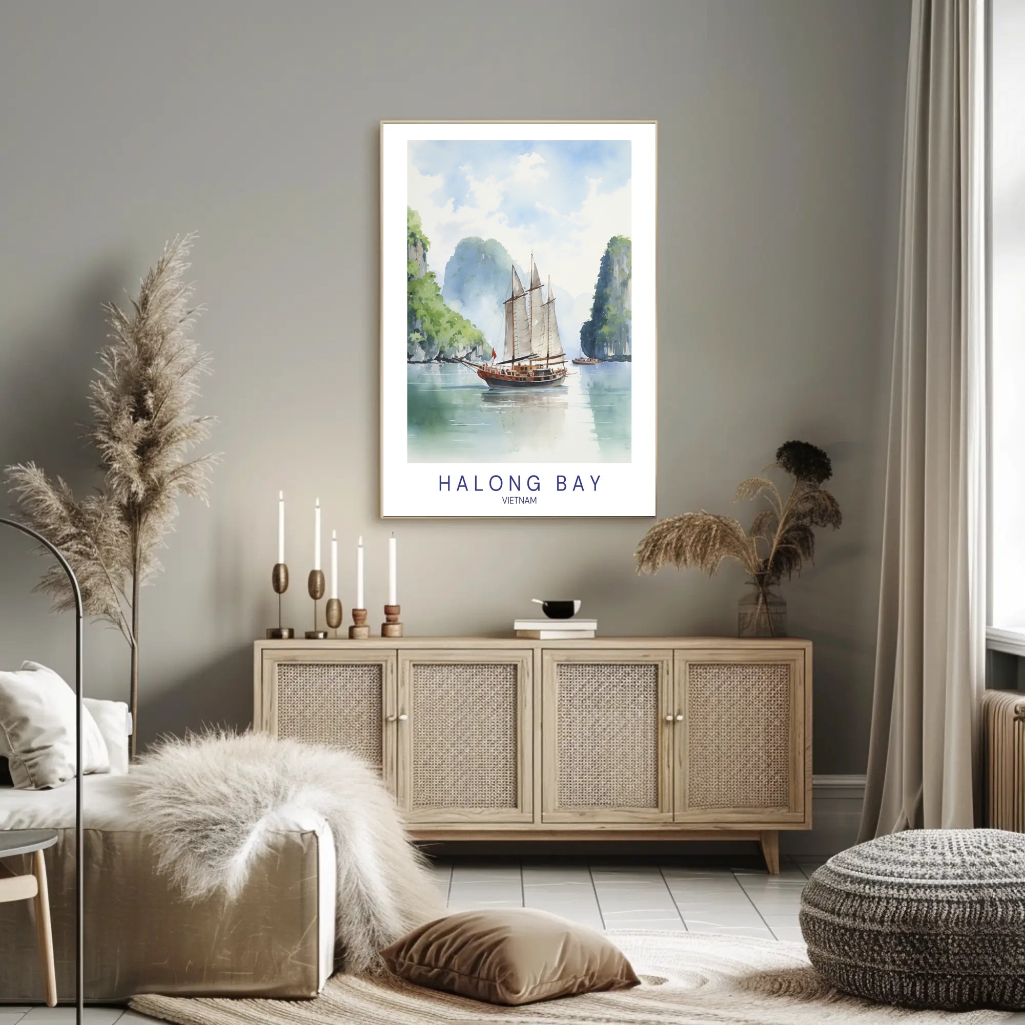 Halong Bay Serenity Travel Poster PosterGoat