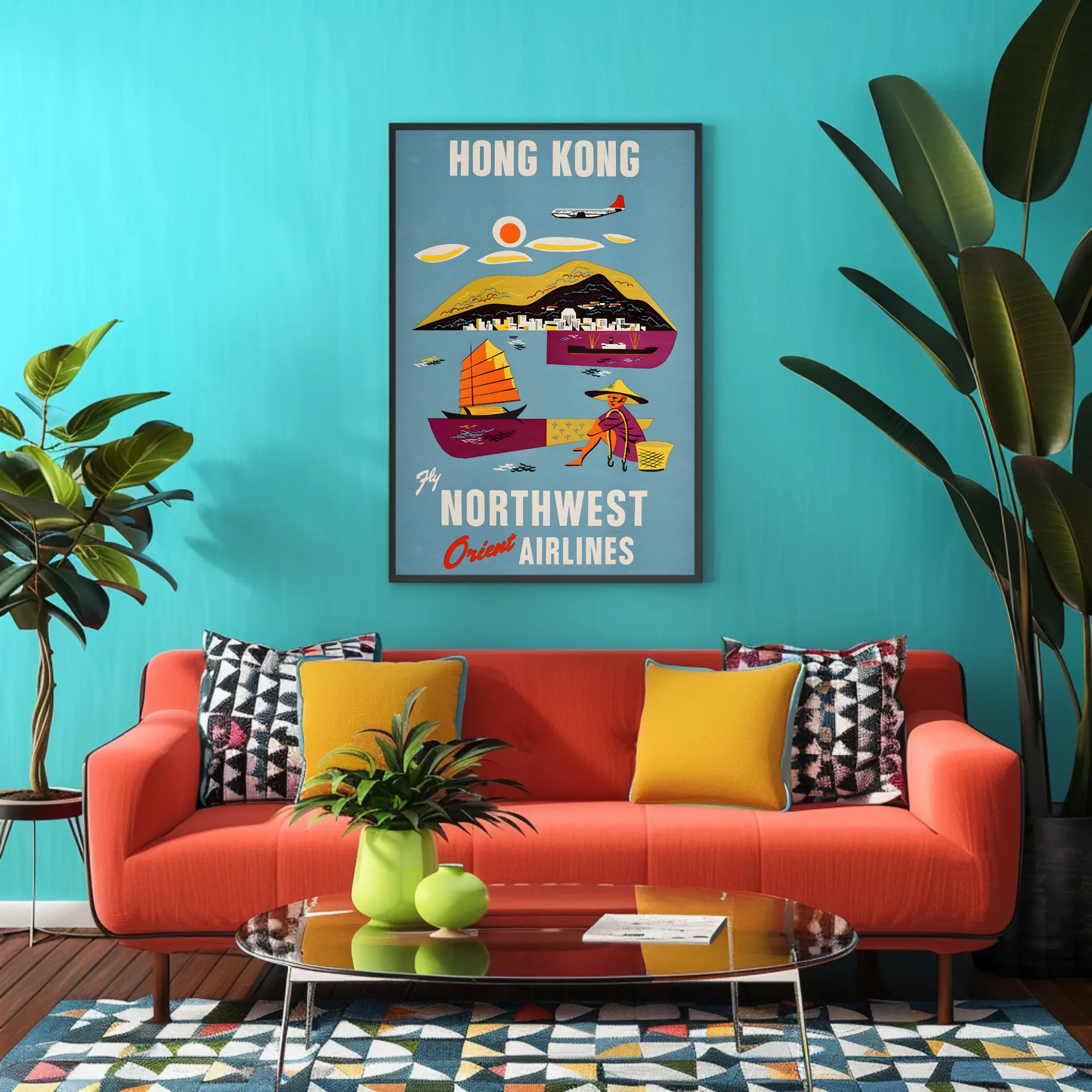 Hong Kong Travel Poster