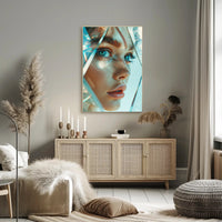 Mystical Hooded Figure Fantasy Art Poster Print PosterGoat