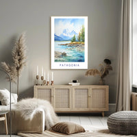 Patagonian Landscape Scenic View National Park Poster PosterGoat