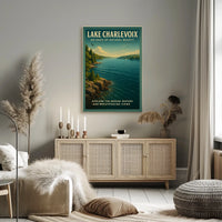 Lake Charlevoix An Oasis Of Natural Poster