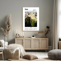 Hama Cityscape with Norias Cultural or Heritage Poster PosterGoat