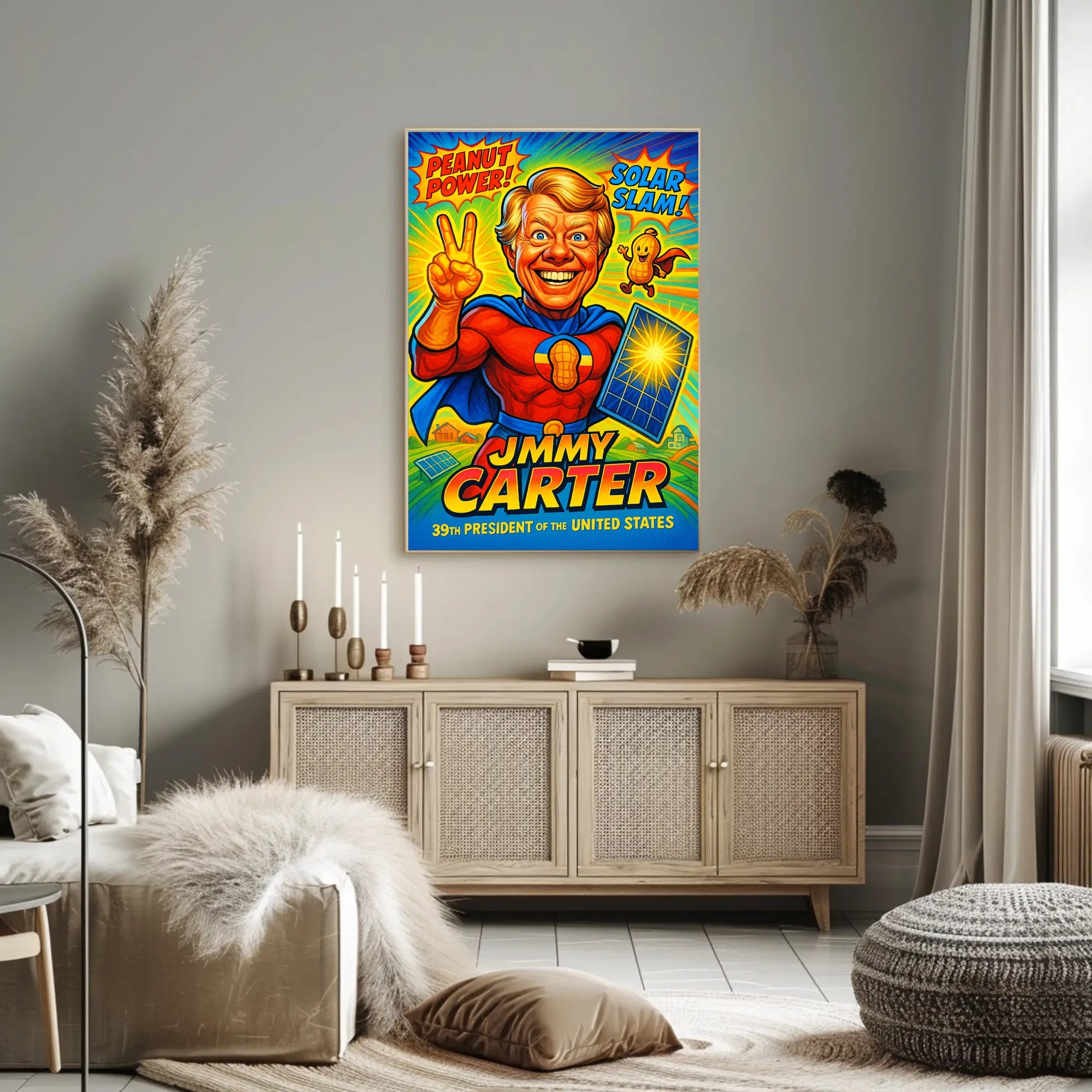 Jimmy Carter Portrait Collection Poster Art PosterGoat