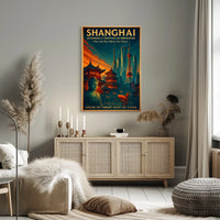 Shanghai Crossroads of Tradition and Innovation Poster